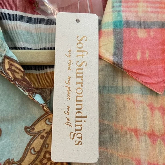 Womens size M(10-12) blouse from Soft Surroundings NWT - Picture 4 of 6
